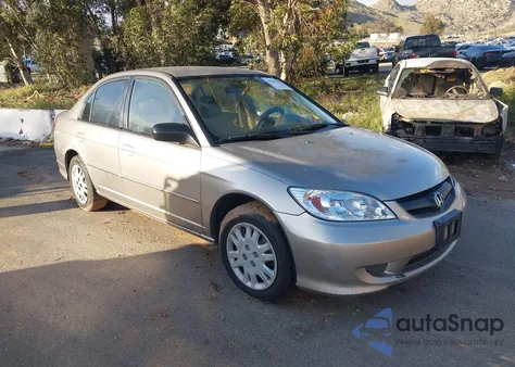 2004 Honda Civic Lx from USA, damaged, VIN JHMES16554S001727